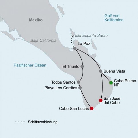 Baja California zwischen Wüste und Meer