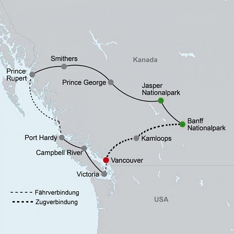 Westkanada & Rocky Mountaineer