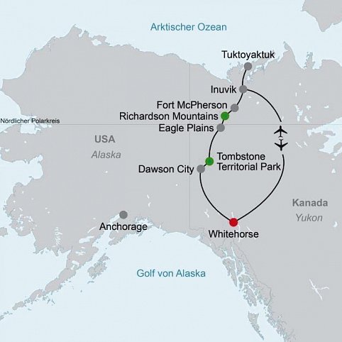 Arktischer Ozean, Tundra & Dempster Highway