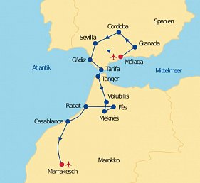 Rundreise Andalusien & Marokko