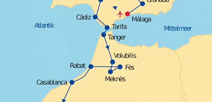 Rundreise Andalusien & Marokko