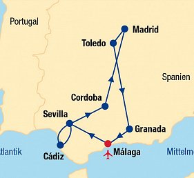 Rundreise Andalusien & Madrid