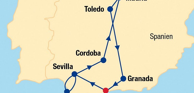 Rundreise Andalusien & Madrid