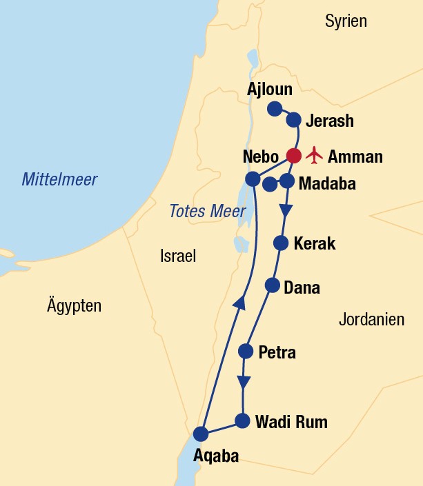 Jordanien - Abenteuer und Kultur