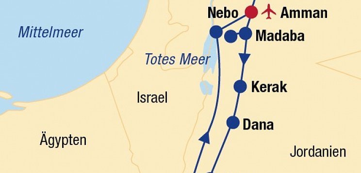 Jordanien - Abenteuer und Kultur