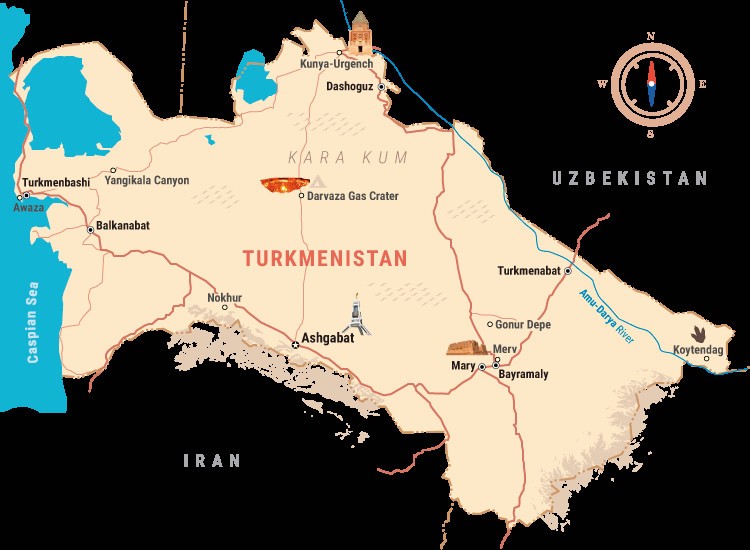 Rundreise Turkmenistan – Das vergessene Land