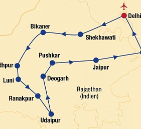 Indien - Rajasthan Rundreise