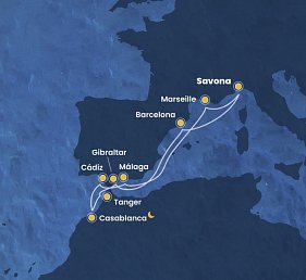 Westliches Mittelmeer & Marokko mit Costa Fascinosa