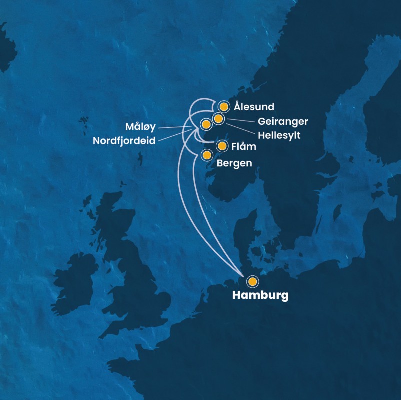 Norwegische Fjorde – Costa Favolosa