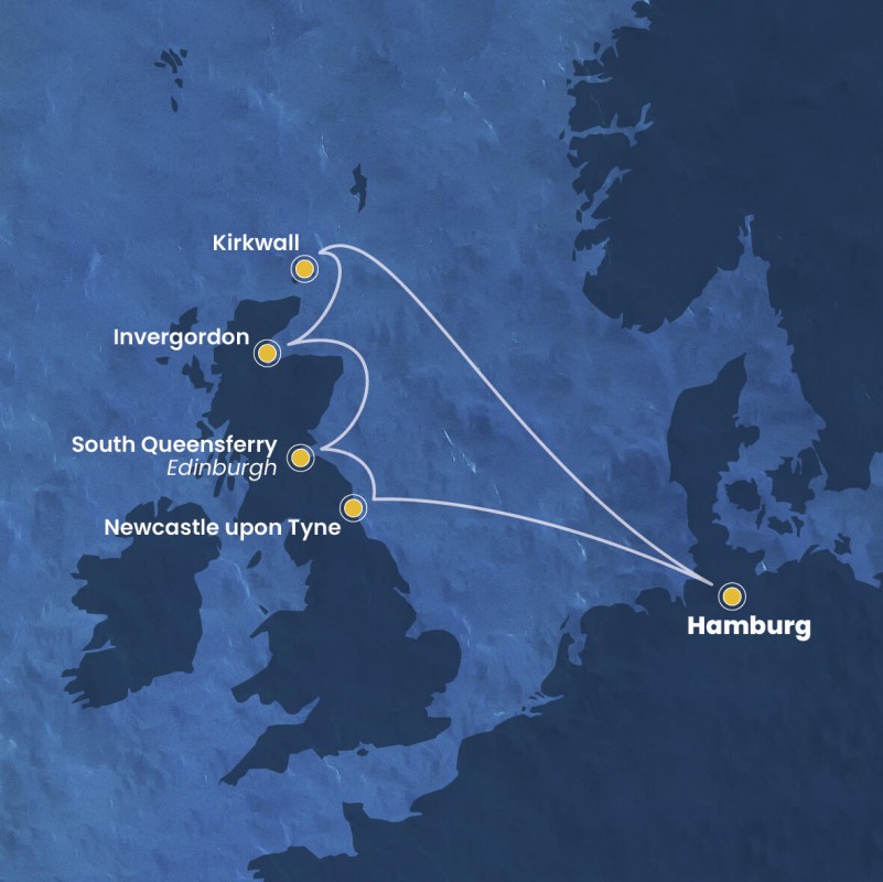 Großbritannien mit Costa Favolosa