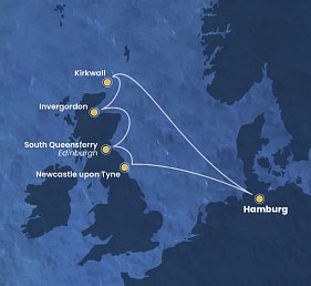 Großbritannien mit Costa Favolosa