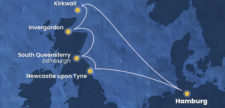 Großbritannien mit Costa Favolosa