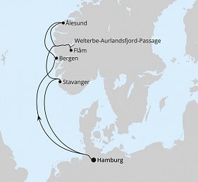 Norwegens Welterbe mit AIDAnova