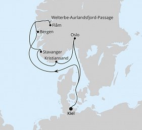 Norwegens Welterbe mit Skifestival in Oslo mit AIDAprima