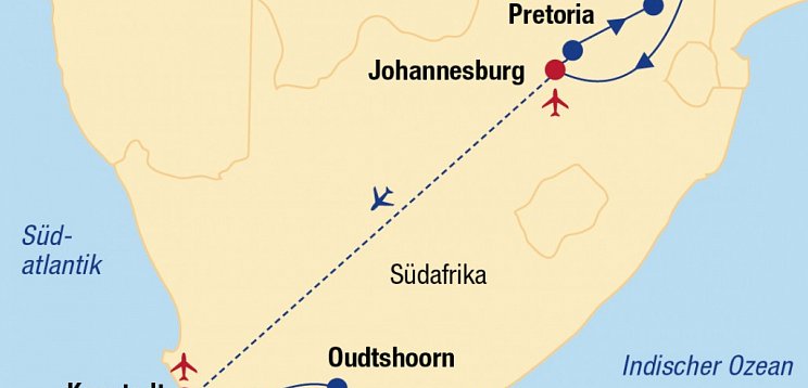 Rundreise Südafrika – Vom Kruger-Nationalpark zum Tafelberg