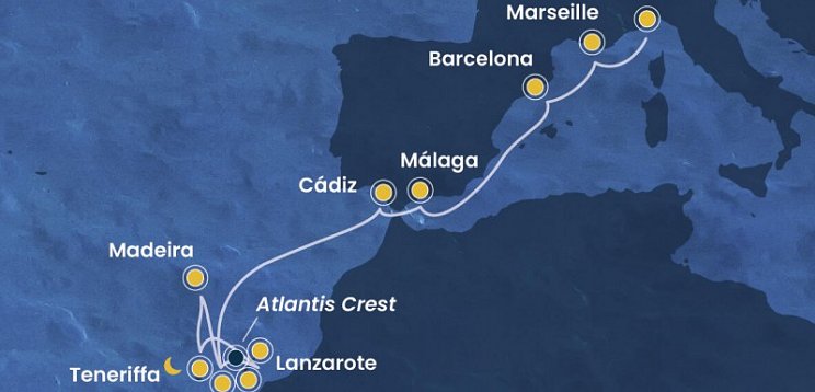 Italien - Kanaren mit Costa Smeralda