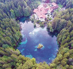 Hotelansicht von oben