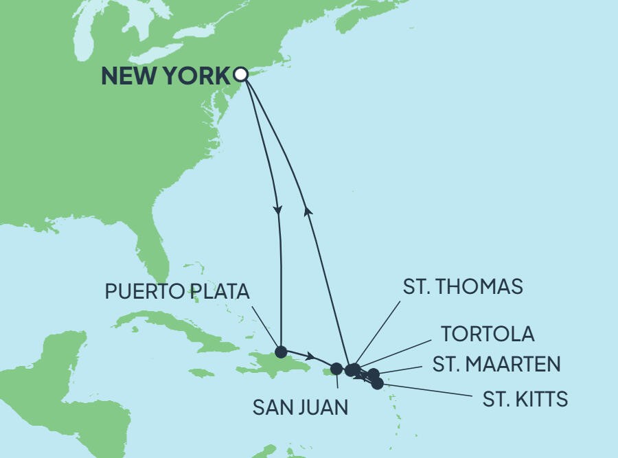 New York & Karibik mit Norwegian Bliss
