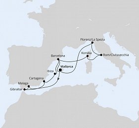 Große Mittelmeer Reise mit AIDAcosma