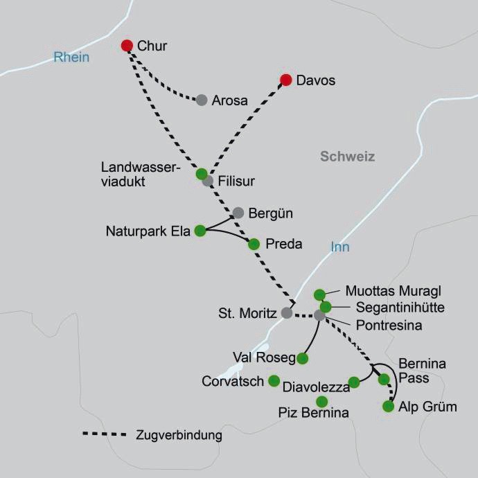Alpine Circle Bahnwandern intensiv