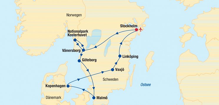 Südschweden Rundreise