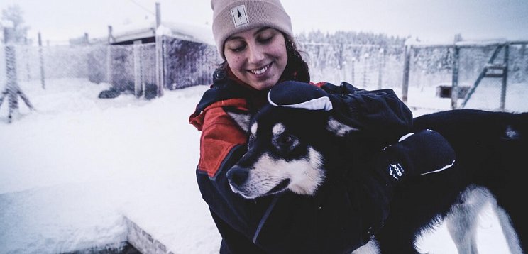 Schwedisch Lappland zu Silvester