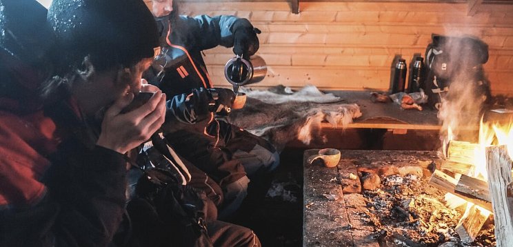 Schwedisch Lappland zu Silvester