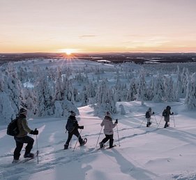 Schwedisch Lappland zu Silvester