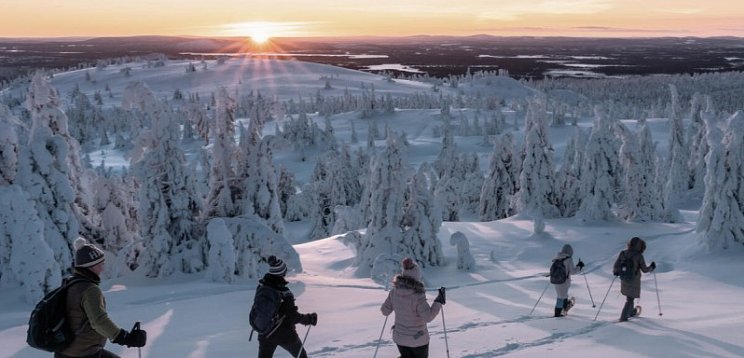 Schwedisch Lappland zu Silvester