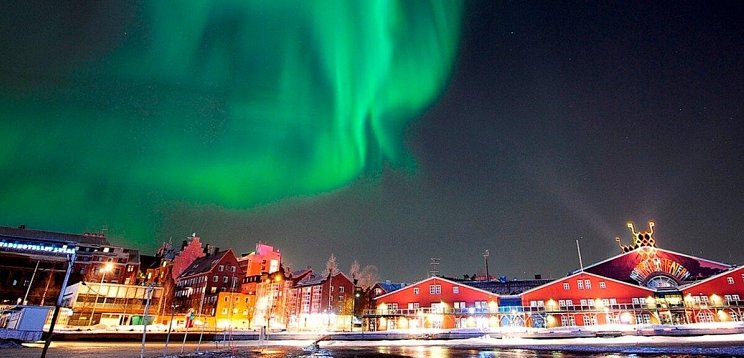 Schwedisch Lappland zu Silvester