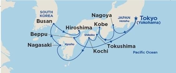 Japan pur mit der Sapphire Princess