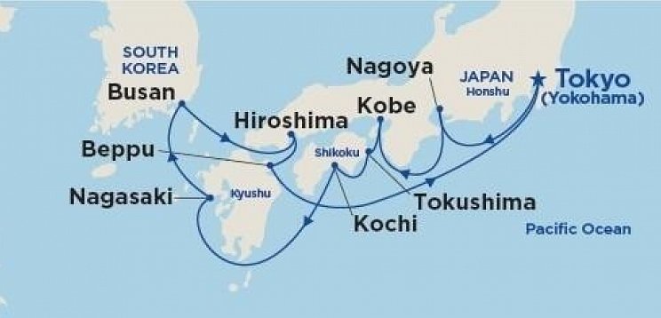 Japan pur mit der Sapphire Princess