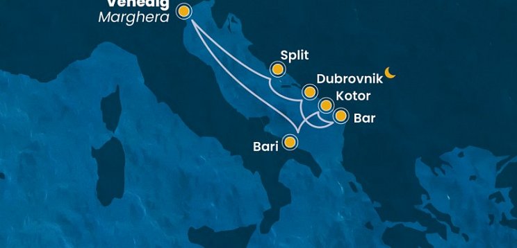 Traumhafte Buchten mit Costa Deliziosa
