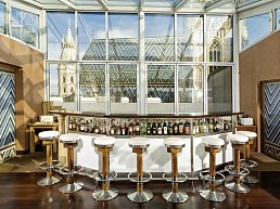 Bar Settimo Cielo mit Blick auf den Stephansdom