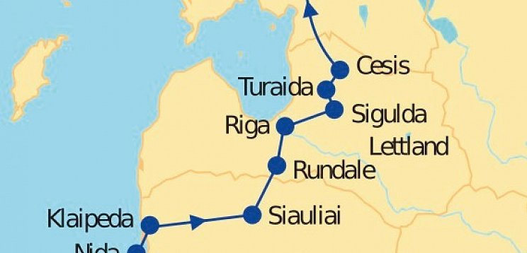 Baltikum Rundreise