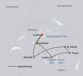 Bahnerlebnis Schweiz pur-ab Luzern