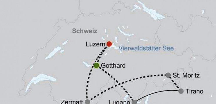 Bahnerlebnis Schweiz pur-ab Luzern