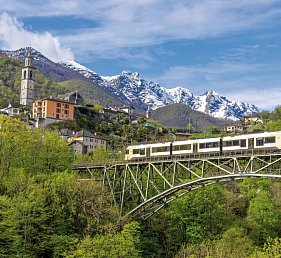 Große Bahnrundreise zwischen Alpen und Dolce Vita