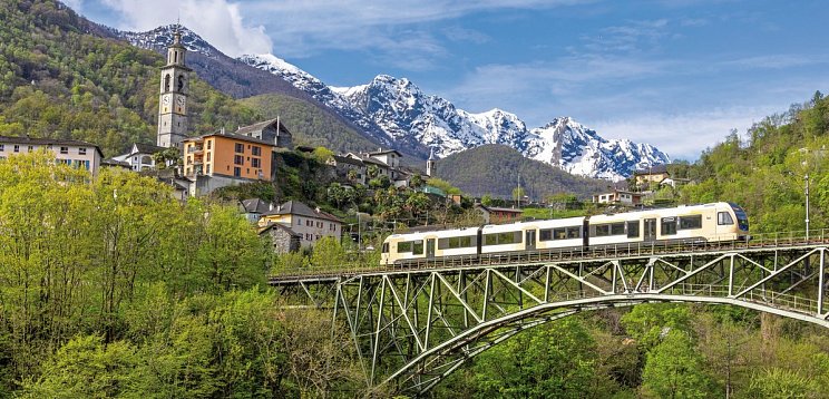 Große Bahnrundreise zwischen Alpen und Dolce Vita