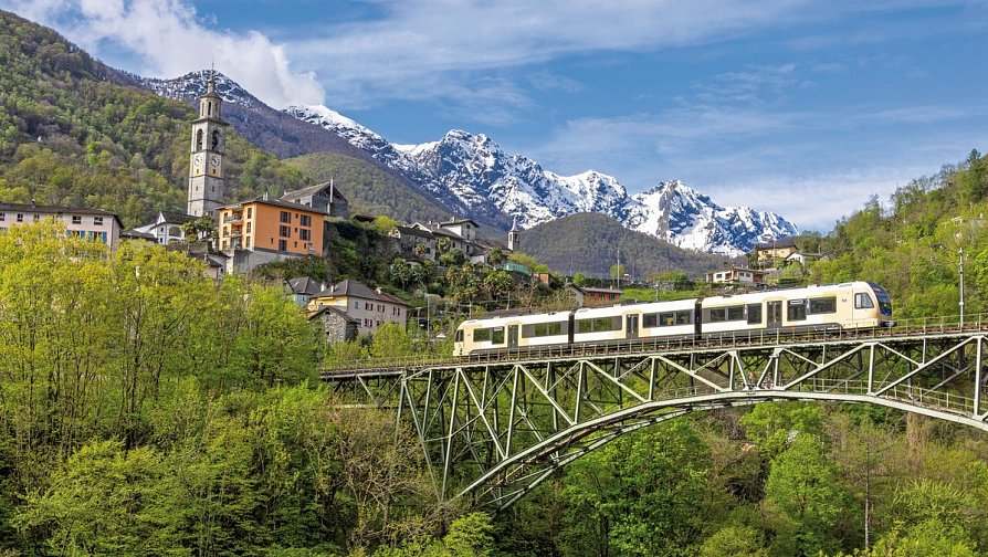 Große Bahnrundreise zwischen Alpen und Dolce Vita