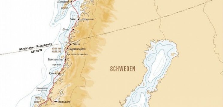 Postschiffroute - MS Vesteralen