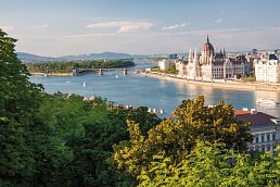 Ungarn - Budapest, Blick auf das Parlament