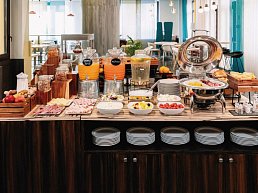 Hotel Mercure Roma Piazza Bologna Frühstücksbuffet