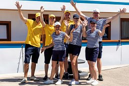 Team im Hafen von Rijeka