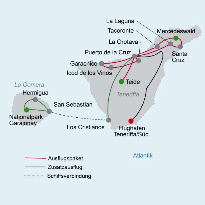 Sternfahrt Teneriffa