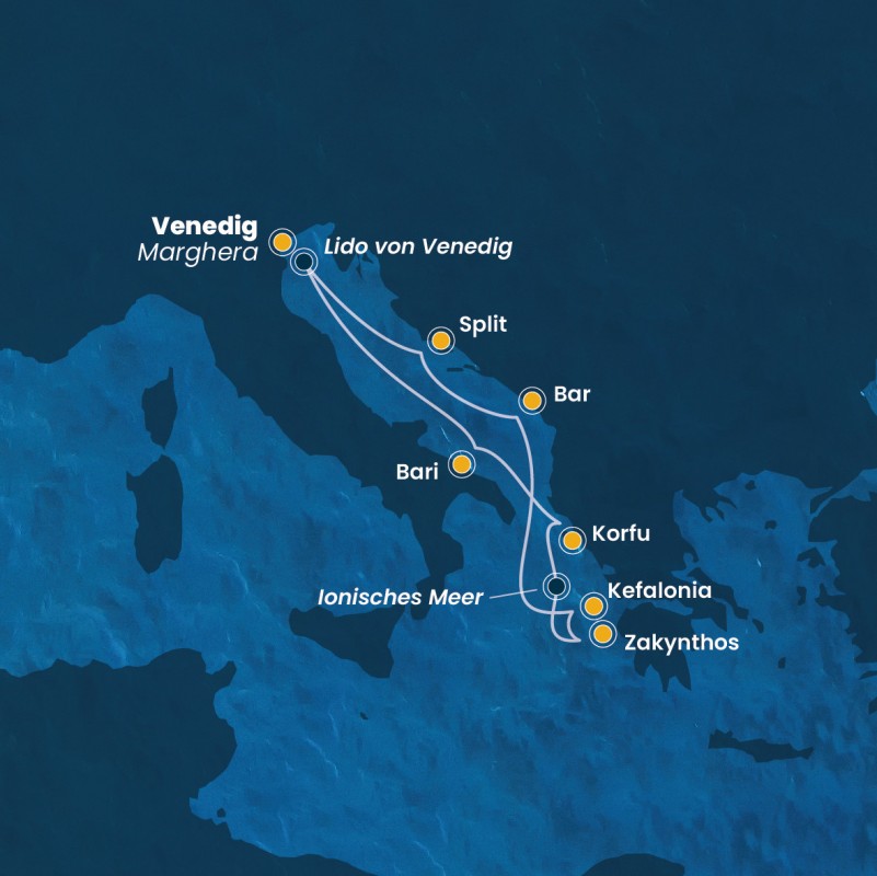 Östliches Mittelmeer - Costa Deliziosa