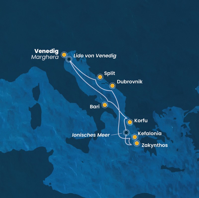 Östliches Mittelmeer - Costa Deliziosa